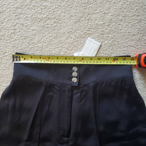 Brand new with tags. Club Monaco wide black silk pants - Picture 7 of 11
